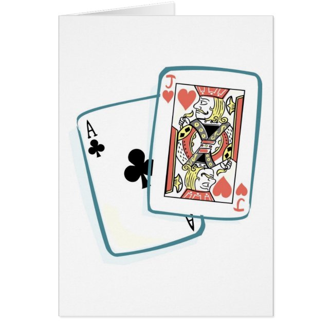 Ace and Jack Poker Cards (Front)