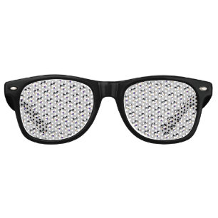 Ace Heart Pattern Retro Sunglasses