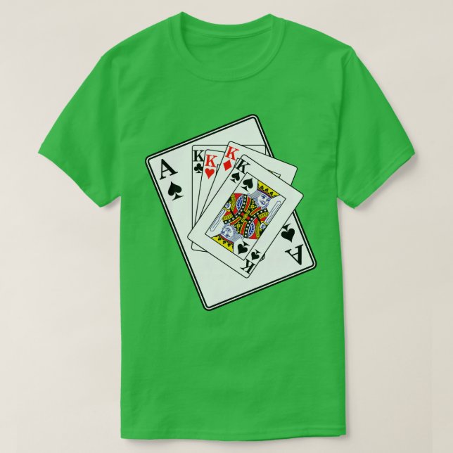 Ace High 4 Kings X T-Shirt (Design Front)