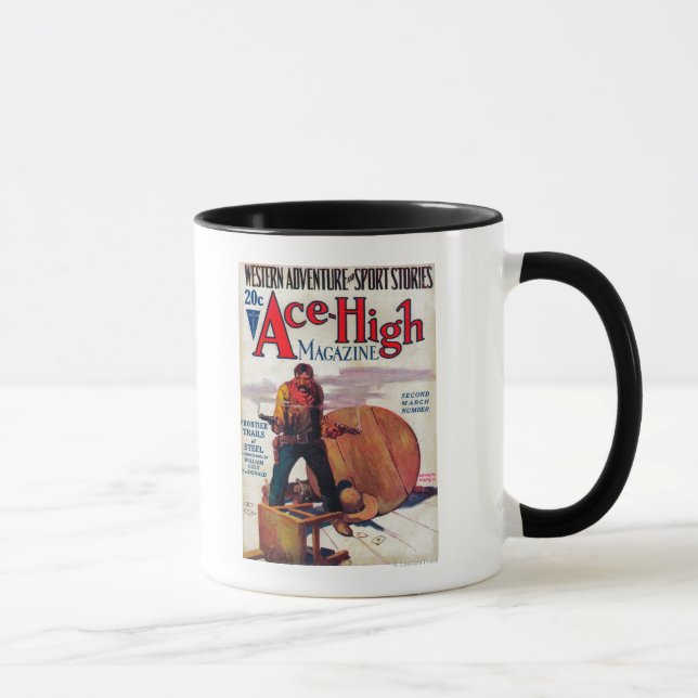 Ace High Magazine Cover 2 Mug (Right)