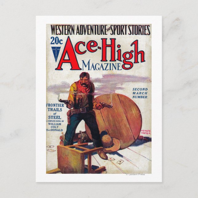 Ace High Magazine Cover 2 Postcard (Front)