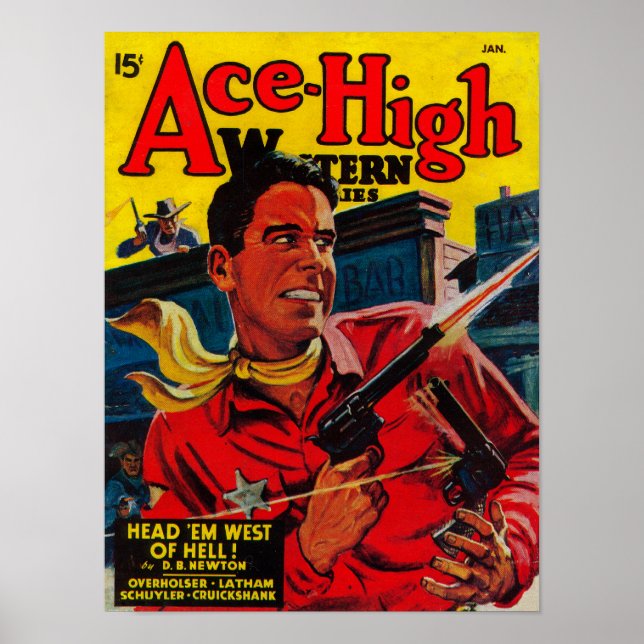 Ace High Magazine Cover 3 Poster (Front)