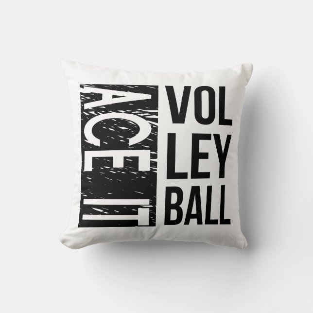 Ace It Volleyball Cushion (Front)