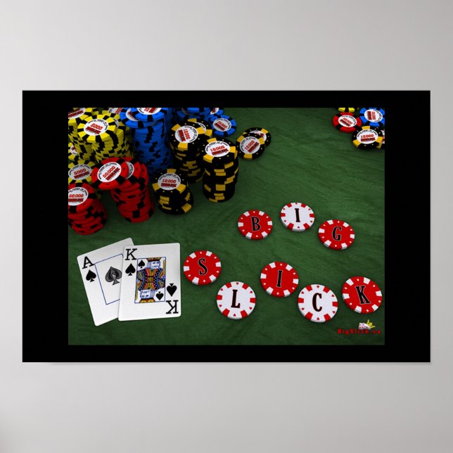 Ace King Suited - Big Slick Poster (Front)