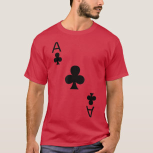 Ace Of Clubs Halloween Costume Wonderland 227 T-Shirt