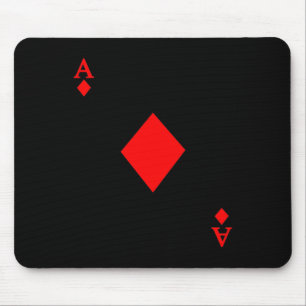 Ace of Diamond Deck of Cards Halloween Costume Mouse Pad