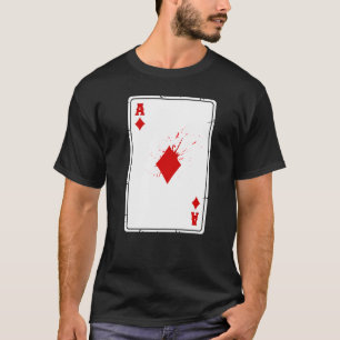 Ace Of Diamonds Cards Deck Halloween Costume T-Shirt