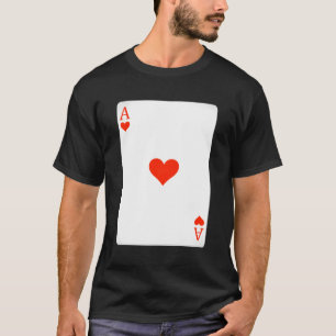 Ace Of He Playing Cards Easy Halloween T-Shirt