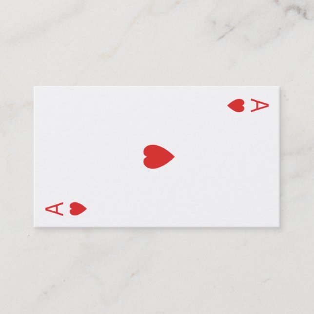 Ace of Hearts Business Card (Front)
