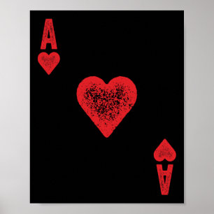 Ace Of Hearts Card Costume  Poster