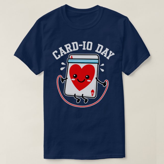 Ace of Hearts d dio Day T-Shirt (Design Front)