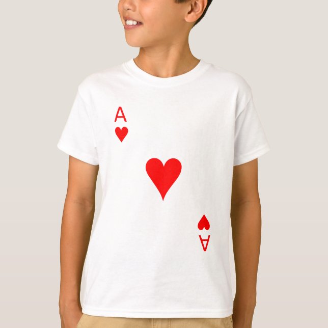 Ace of Hearts (Front) T-Shirt (Front)