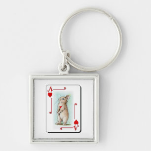 Ace of Hearts Key Ring