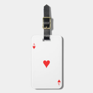 Ace of Hearts Luggage Tag