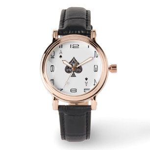 ace of spade leather watch