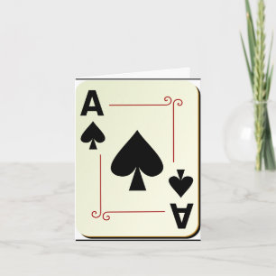 ace of spade note card