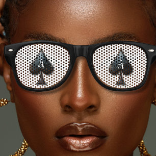 Ace of Spades Casino Deck of Playing Cards Retro Sunglasses