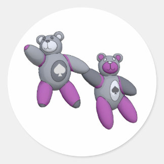 Ace of Spades Classic Round Sticker