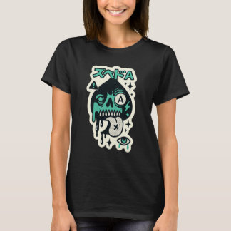 Ace of Spades — Drip-Skull Katakana T-Shirt