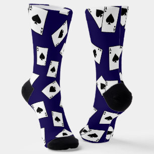 Ace of Spades Gambler Socks