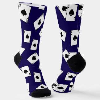 Ace of Spades Gambler Socks