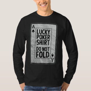 Ace Of Spades Lucky Poker Tee