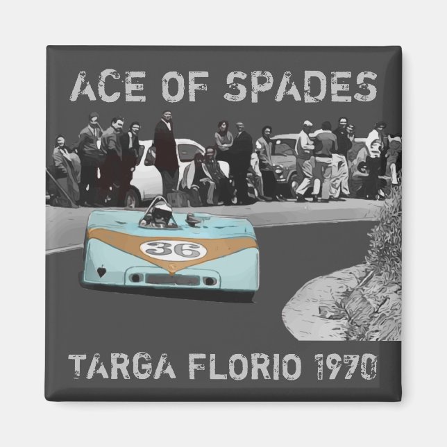 ACE OF SPADES MAGNET (Front)