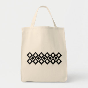 Ace of Spades Motif Tote Bag