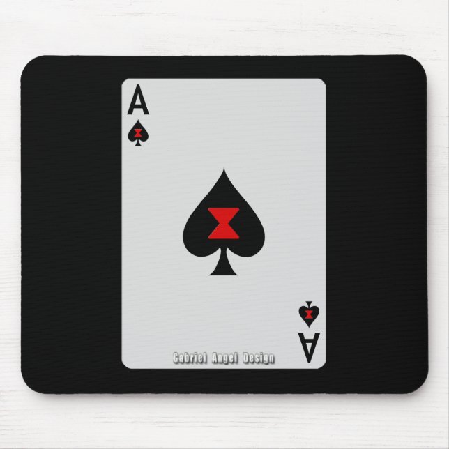 Ace of Spades Mouse Pad (Front)