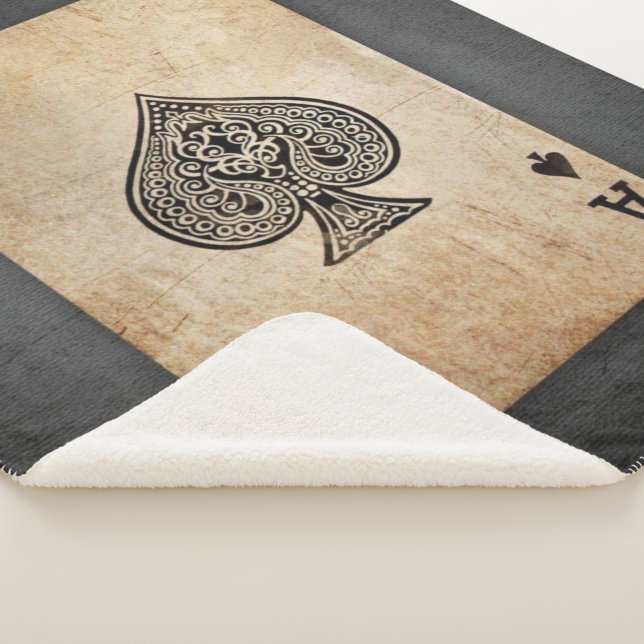 Ace of spades throw pillow (3/4)