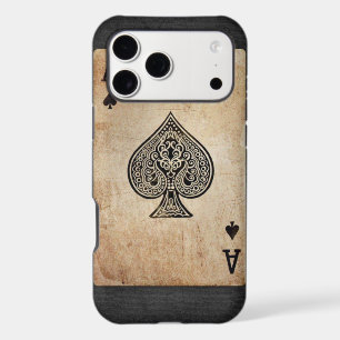 Ace of spades throw pillow