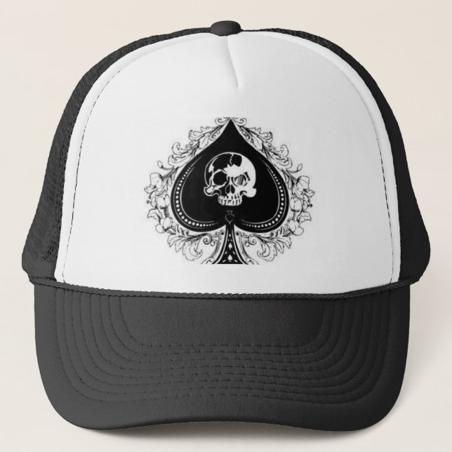 Ace_Of_Spades Trucker Hat (Front)