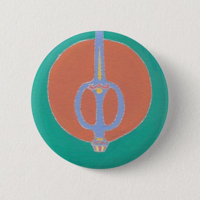 Ace of Swords 6 Cm Round Badge (Front)