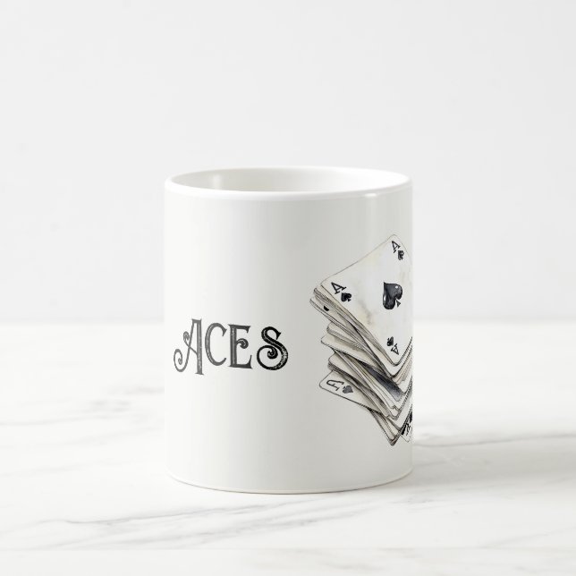 Ace Playing Cards Coffee Mug (Center)