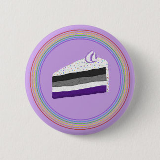 Ace Pride Cake 6 Cm Round Badge