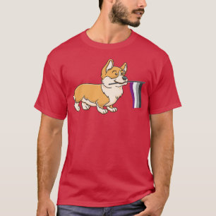 Ace Pride Corgi for Aseuals  T-Shirt