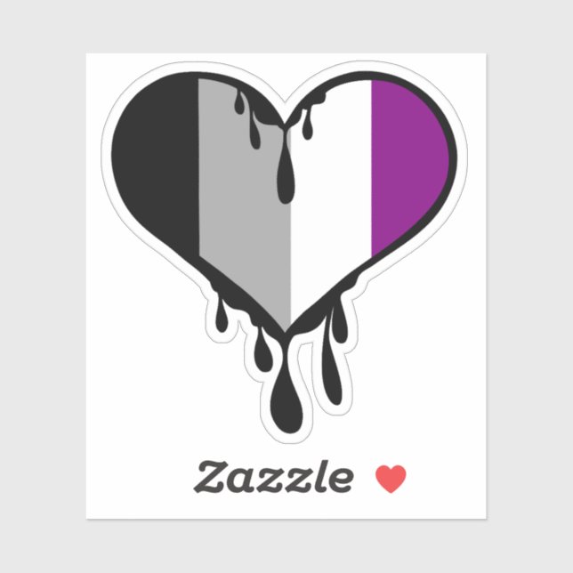 Ace Pride Dripping Heart (Sheet)