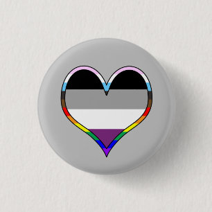 Ace Pride Heart Button
