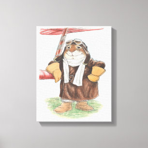 Ace Rabbit Canvas Print