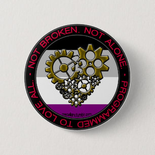 Ace Robot Pride - Small 6 Cm Round Badge