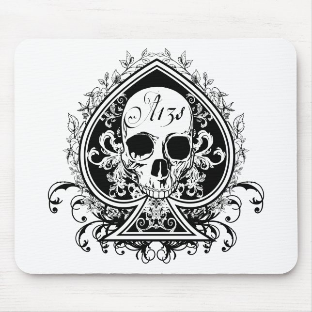 Ace Skull Mouse Pad (Front)