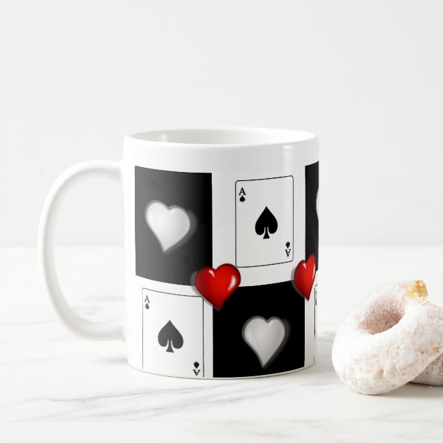 Ace Spades Mug (With Donut)