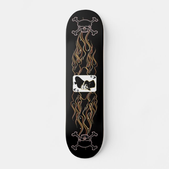Ace Spades Skateboard (Front)