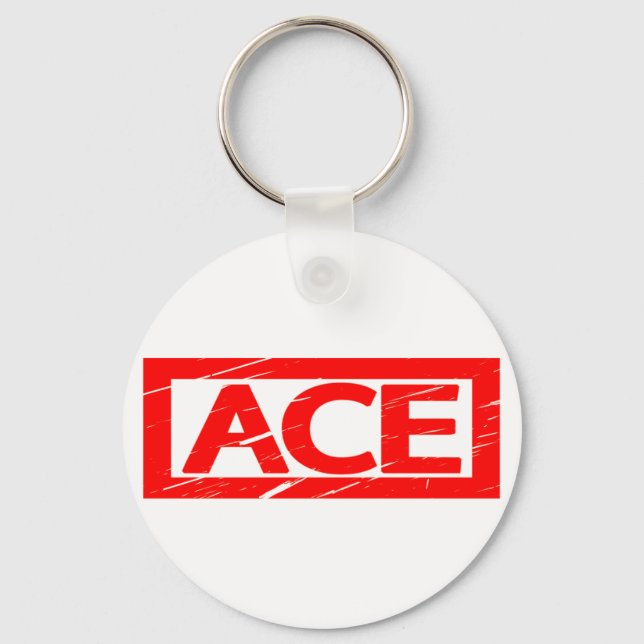 Ace Stamp Key Ring (Front)