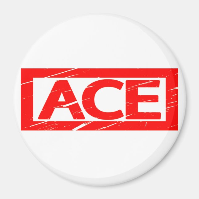 Ace Stamp Magnet (Front)