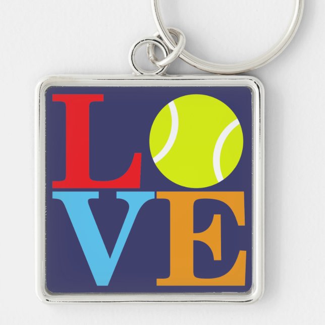 Ace Tennis LOVE Key Ring (Front)