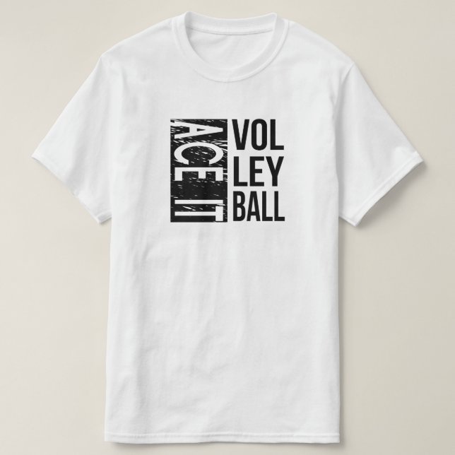 Ace Volleyball Tee (Design Front)