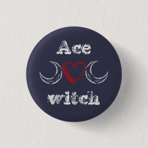 Ace witch (asexual) badge /