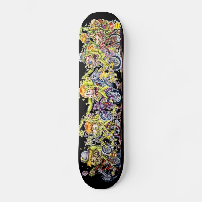 Acefink "Wheelie Finks Competition" Skate Deck (Front)