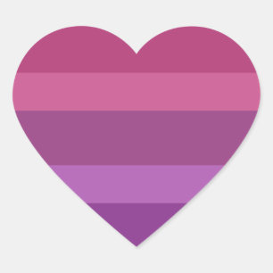 Aceflux Pride Flag Heart Sticker